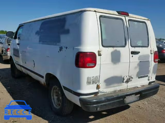 1999 DODGE RAM VAN B2 2B7JB21Y9XK545850 image 2