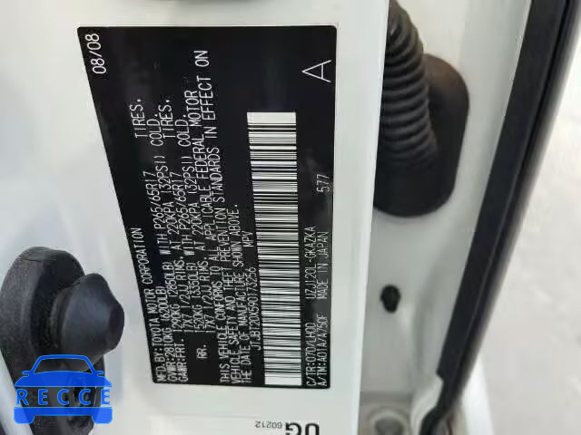 2009 LEXUS GX 470 JTJBT20X590173256 image 9
