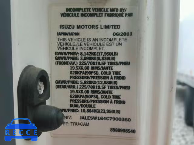 2012 ISUZU NQR JALE5W164C7900360 image 9