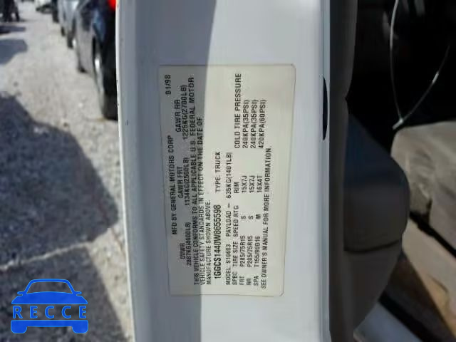 1998 ISUZU HOMBRE 1GGCS1440W8655598 image 9