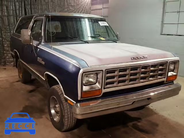 1985 DODGE RAMCHARGER 1B4GW12TXFS593645 зображення 0