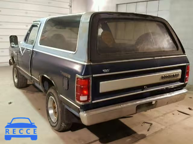 1985 DODGE RAMCHARGER 1B4GW12TXFS593645 зображення 2