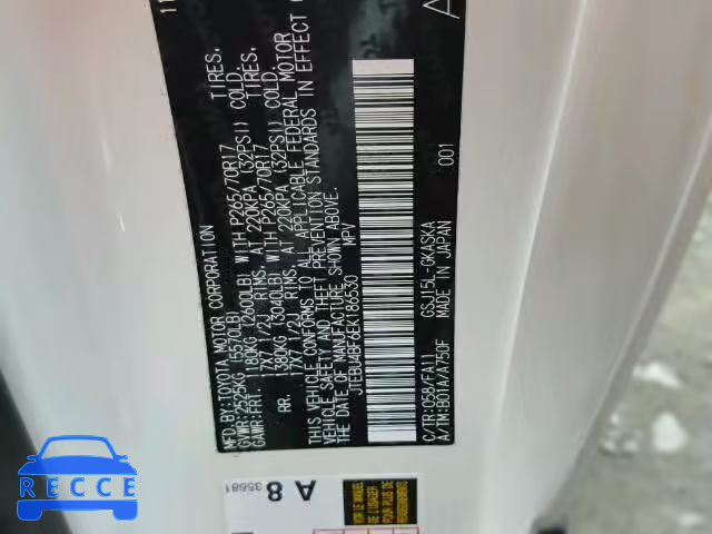 2014 TOYOTA FJ CRUISER JTEBU4BF6EK186530 image 9