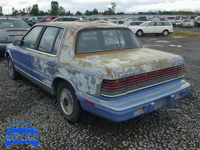 1992 CHRYSLER LEBARON 3C3XA46K2NT311813 зображення 2