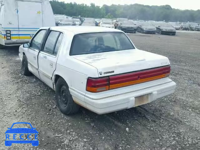 1993 DODGE SPIRIT 1B3XA46K6PF590290 зображення 2