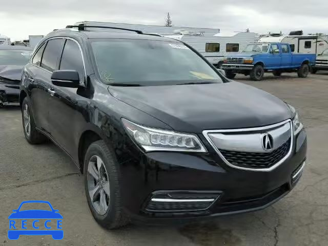 2014 ACURA MDX 5FRYD4H28EB015339 image 0