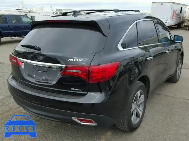 2014 ACURA MDX 5FRYD4H28EB015339 image 3