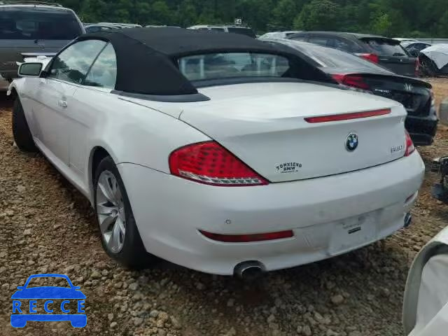 2008 BMW 650I WBAEB53528CX63942 image 2