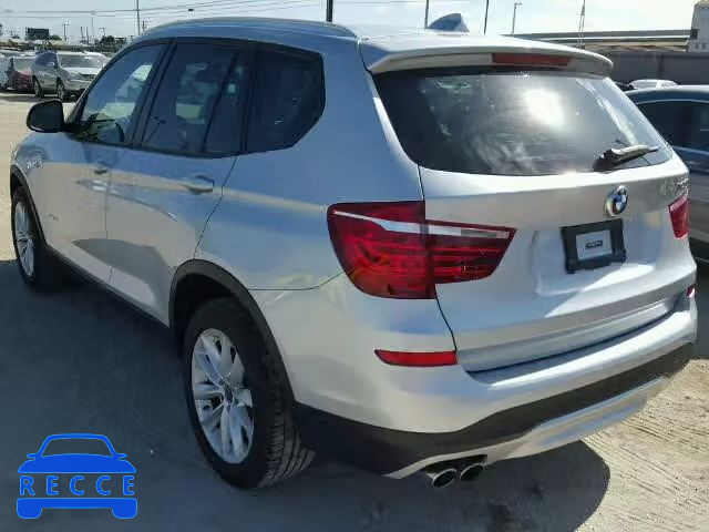 2015 BMW X3 SDRIVE 5UXWZ7C54F0M82883 image 2