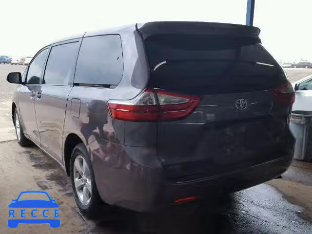 2015 TOYOTA SIENNA 5TDZK3DC7FS596186 image 2
