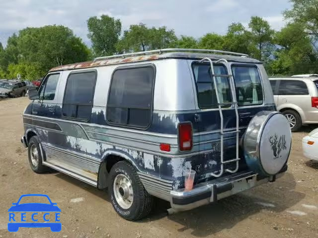 1992 DODGE RAM VAN B2 2B7HB21X8NK143966 зображення 2