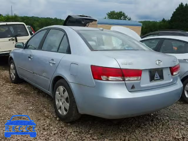 2008 HYUNDAI SONATA 5NPET46C58H312559 image 2