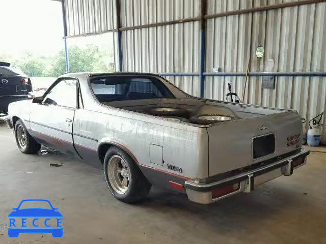 1986 CHEVROLET EL CAMINO 3GCCW80Z7GS912152 image 2