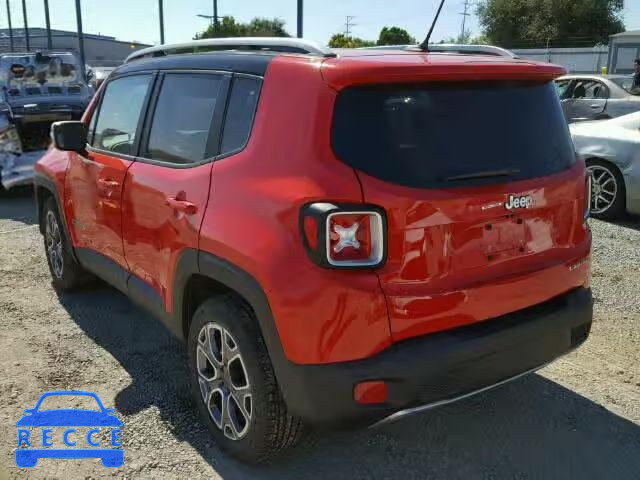 2017 JEEP RENEGADE L ZACCJADB7HPE72424 image 2