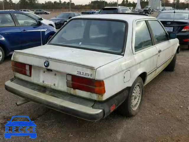 1984 BMW 318I AUTOMATIC WBAAK8407E8778793 image 3