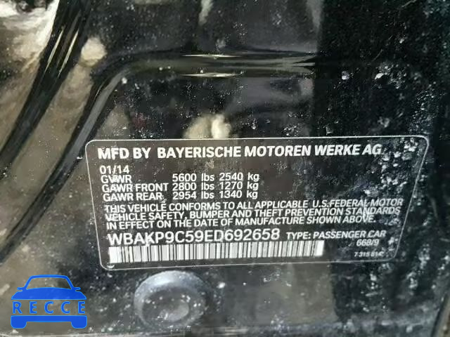 2014 BMW 550 XI WBAKP9C59ED692658 image 9