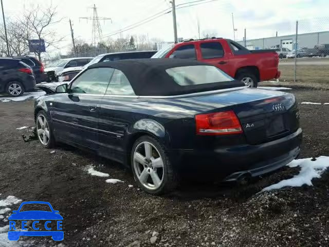 2008 AUDI A4 S-LINE WAUEF48H48K001395 image 2