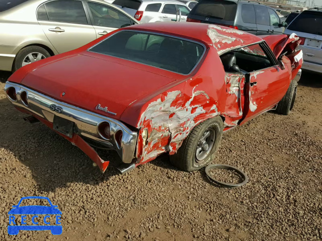 1972 CHEVROLET CHEVELL 1D37F2R519607 image 3