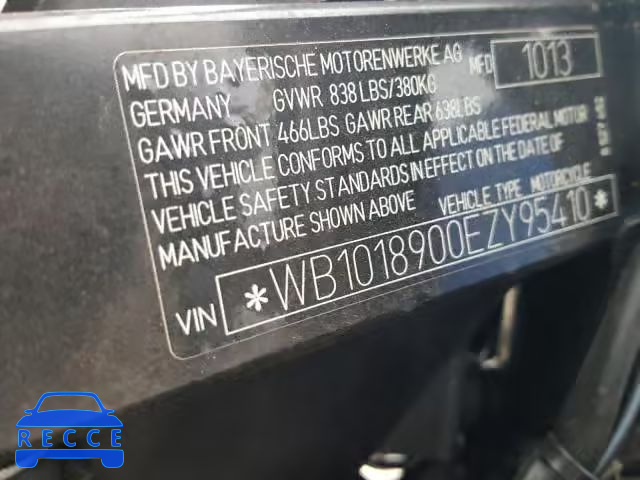 2014 BMW G650 GS WB1018900EZY95410 зображення 9