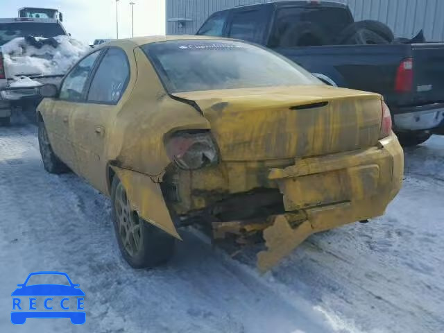 2003 DODGE NEON SX 2. 1B3ES46C53D173892 Bild 2