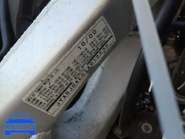 2001 YAMAHA YZFR6 L JYARJ04E01A012232 image 9
