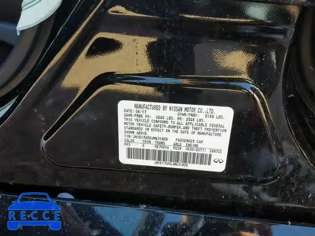 2018 INFINITI Q50 LUXE JN1EV7AR0JM431805 image 9