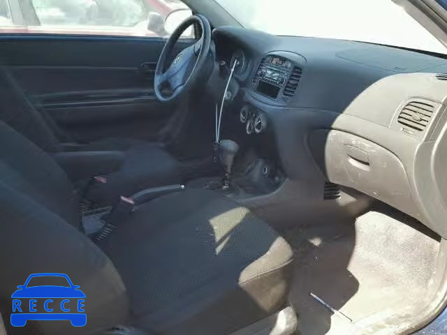 2007 HYUNDAI ACCENT BAS KMHCN35C07U010951 image 4