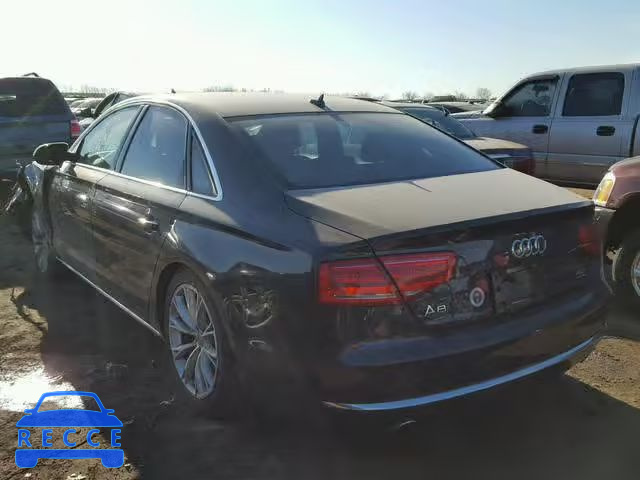 2011 AUDI A8 QUATTRO WAUAVAFD1BN006446 image 2