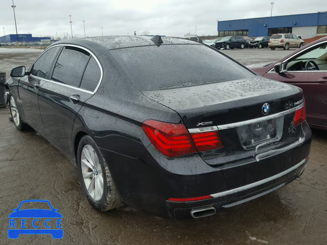 2013 BMW 740 LXI WBAYF4C59DD128099 зображення 2