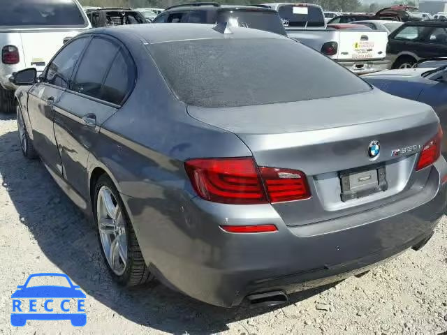 2013 BMW 550 I WBAFR9C50DDX80170 image 2