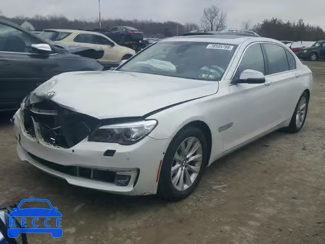 2013 BMW 740 LXI WBAYF4C54DD127880 зображення 1