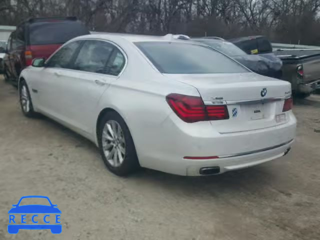 2013 BMW 740 LXI WBAYF4C54DD127880 зображення 2