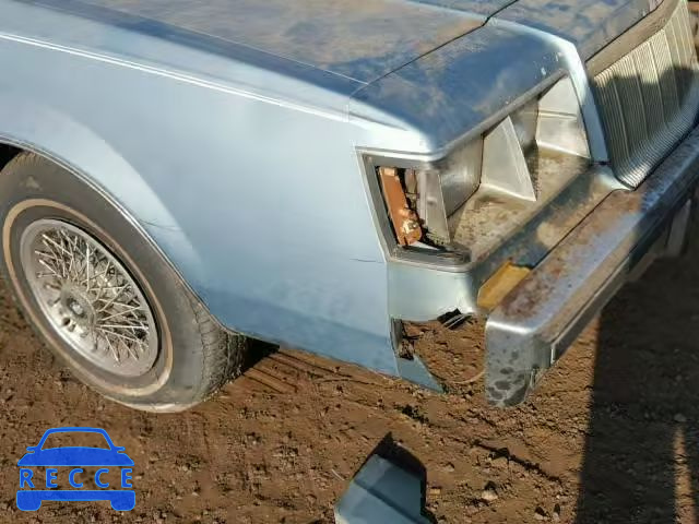 1986 BUICK REGAL LIMI 1G4GM47Y1GP401107 image 8