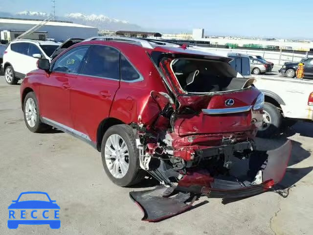 2012 LEXUS RX 450 JTJBC1BA6C2428771 зображення 2