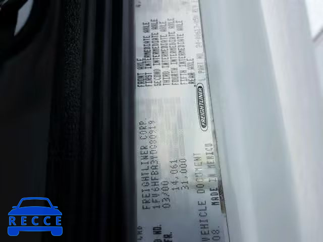 2000 FREIGHTLINER FL70 1FV6HFBA3YDG80919 image 9