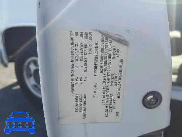 1997 CHEVROLET SUBURBAN C 1GNEC16R3VJ405657 image 9