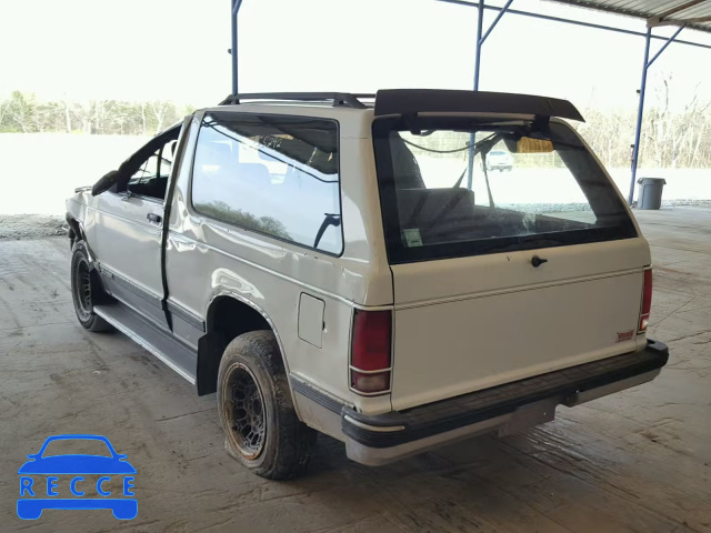 1992 CHEVROLET BLAZER S10 1GNCS18W9N0151374 image 2