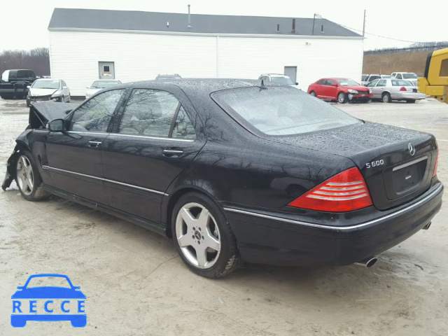 2003 MERCEDES-BENZ S 600 WDBNG76JX3A353188 image 2