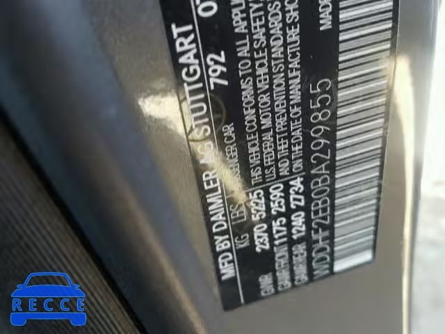 2011 MERCEDES-BENZ E 350 BLUE WDDHF2EB0BA299855 image 9