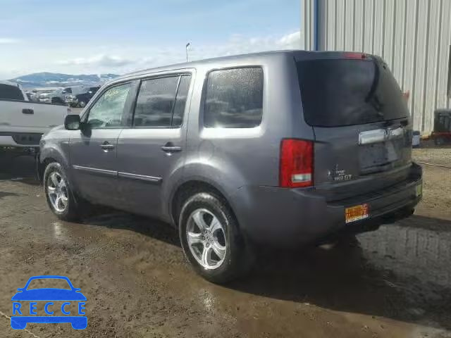 2014 HONDA PILOT EXLN 5FNYF4H75EB012633 image 2