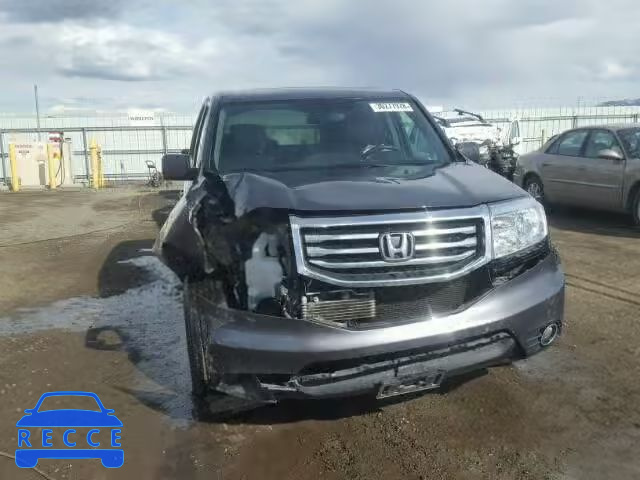 2014 HONDA PILOT EXLN 5FNYF4H75EB012633 image 8