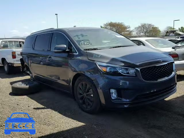2017 KIA SEDONA EX KNDMC5C13H6263604 зображення 0
