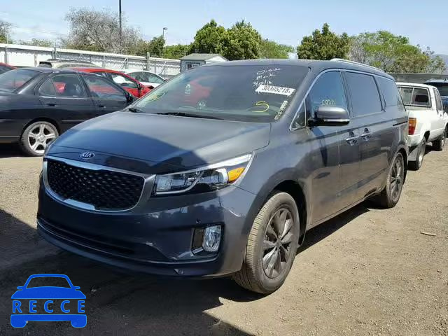2017 KIA SEDONA EX KNDMC5C13H6263604 зображення 1