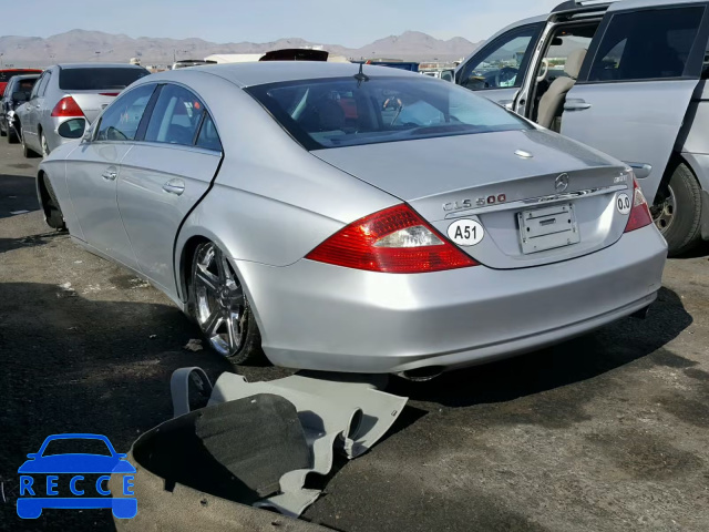 2006 MERCEDES-BENZ CLS500 WDDDJ75X46A055539 image 2