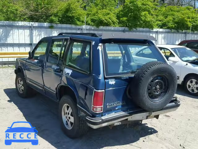 1991 CHEVROLET BLAZER S10 1GNDT13Z3M2264131 image 2