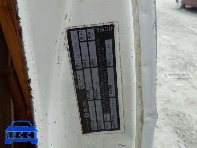 1987 DODGE RAM VAN B2 2B7HB23T5HK234014 image 9