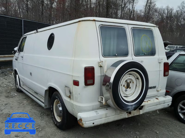 1987 DODGE RAM VAN B2 2B7HB23T5HK234014 image 2