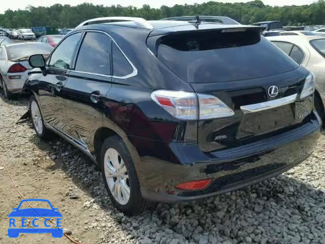 2012 LEXUS RX 450 JTJBC1BA9C2433270 image 2