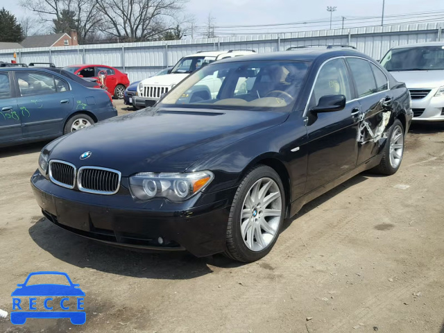 2005 BMW 745 I WBAGL63515DP76263 зображення 1