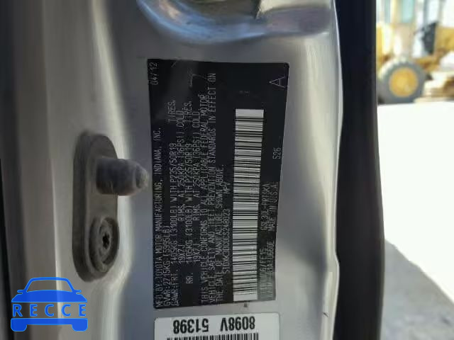 2012 TOYOTA SIENNA SPORT 5TDXK3DC0CS248023 image 9